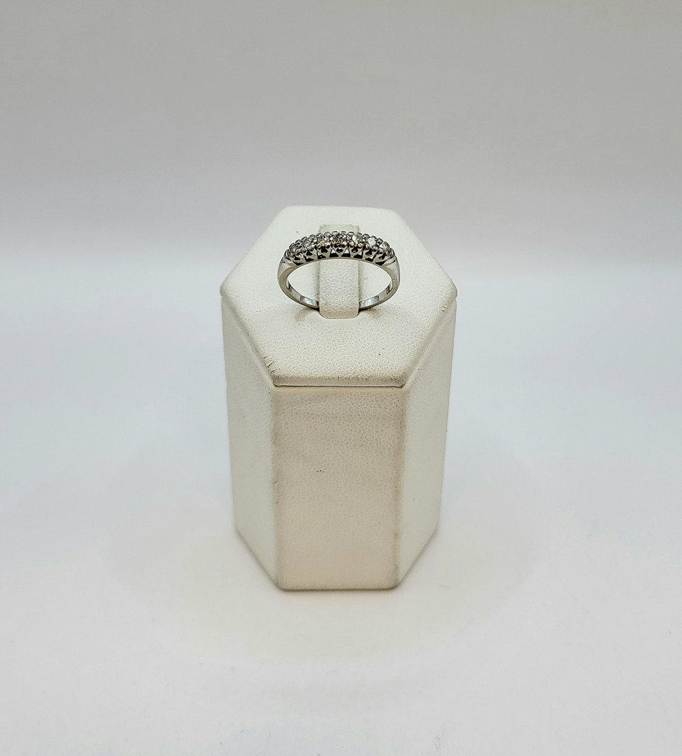 Anello oro diamantini