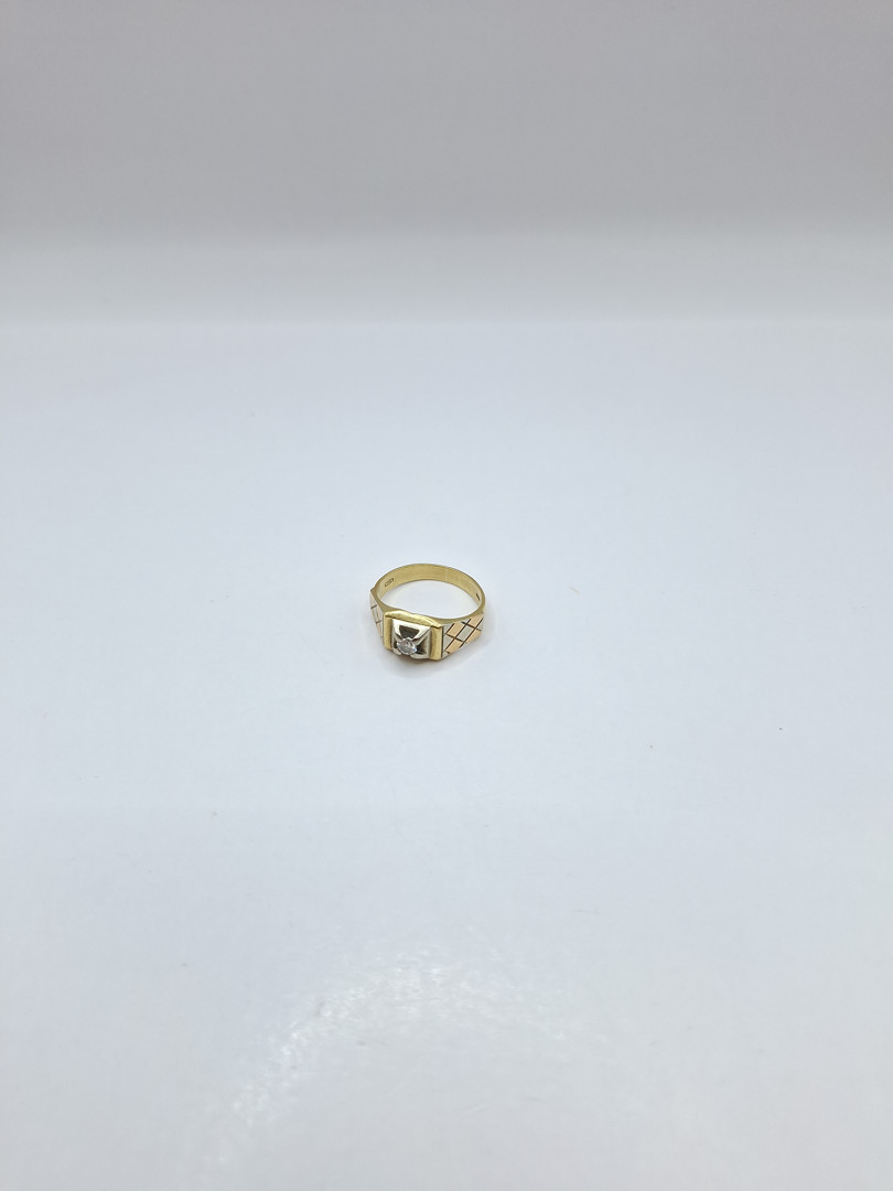 Anello oro diamantino