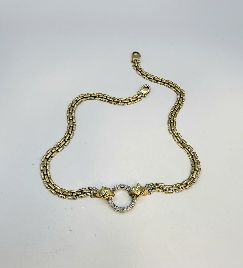 Collana oro diamanti