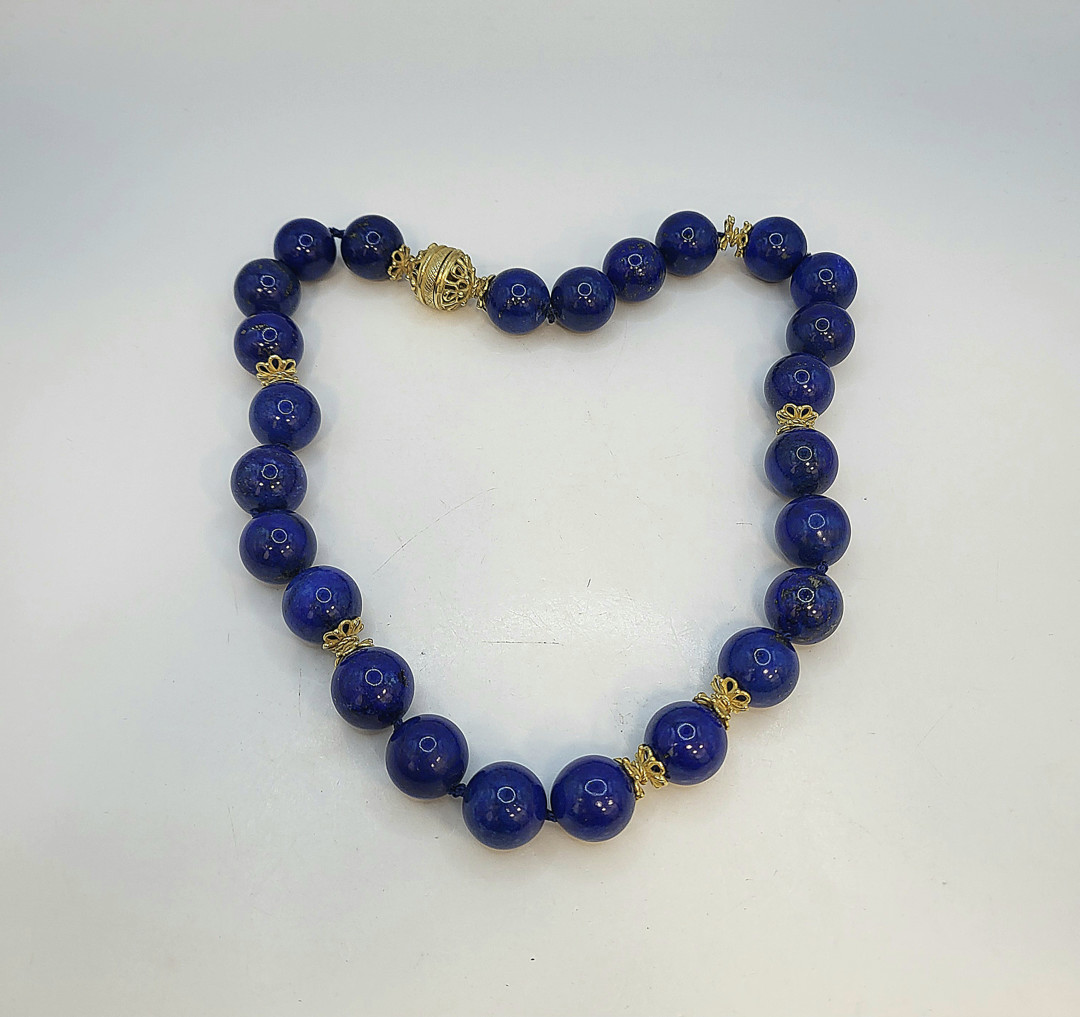 Collana pietre oro 
