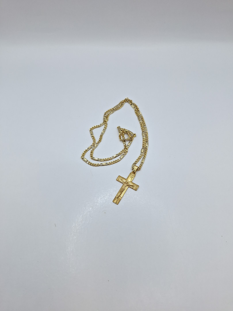 Collana croce oro 