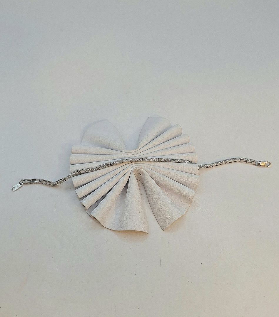 Bracciale oro diamantini