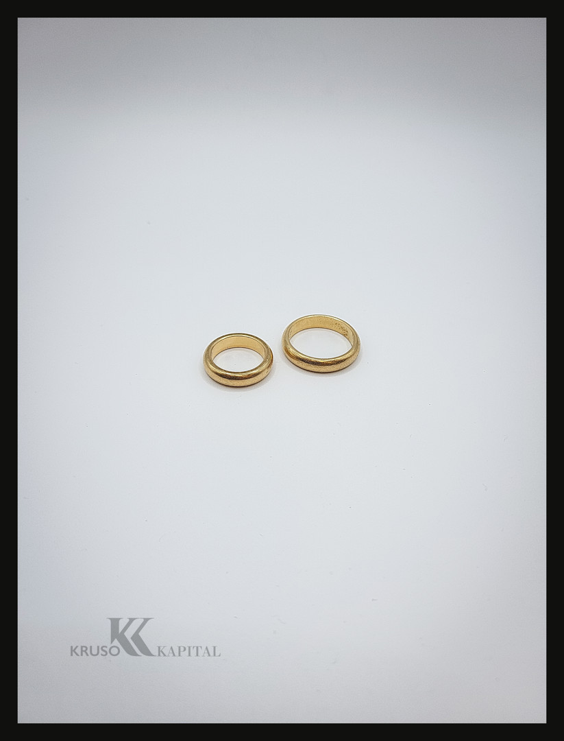 Due anelli oro