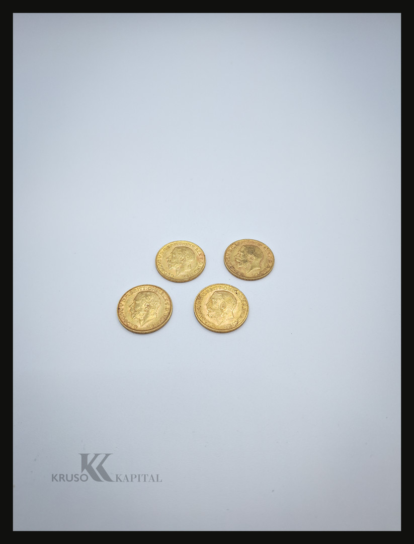 Quattro sterline oro 
