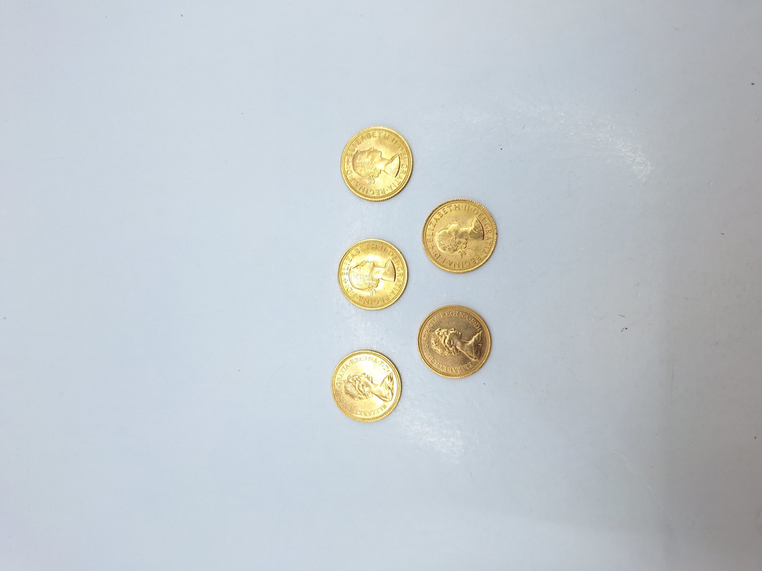 Cinque sterline oro 