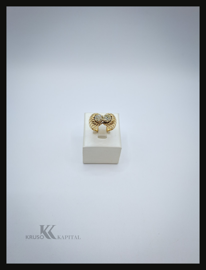 Anello oro diamanti