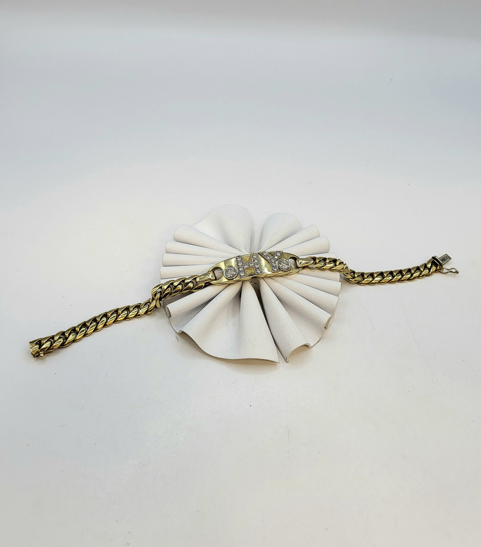 Braccialetto oro diamanti