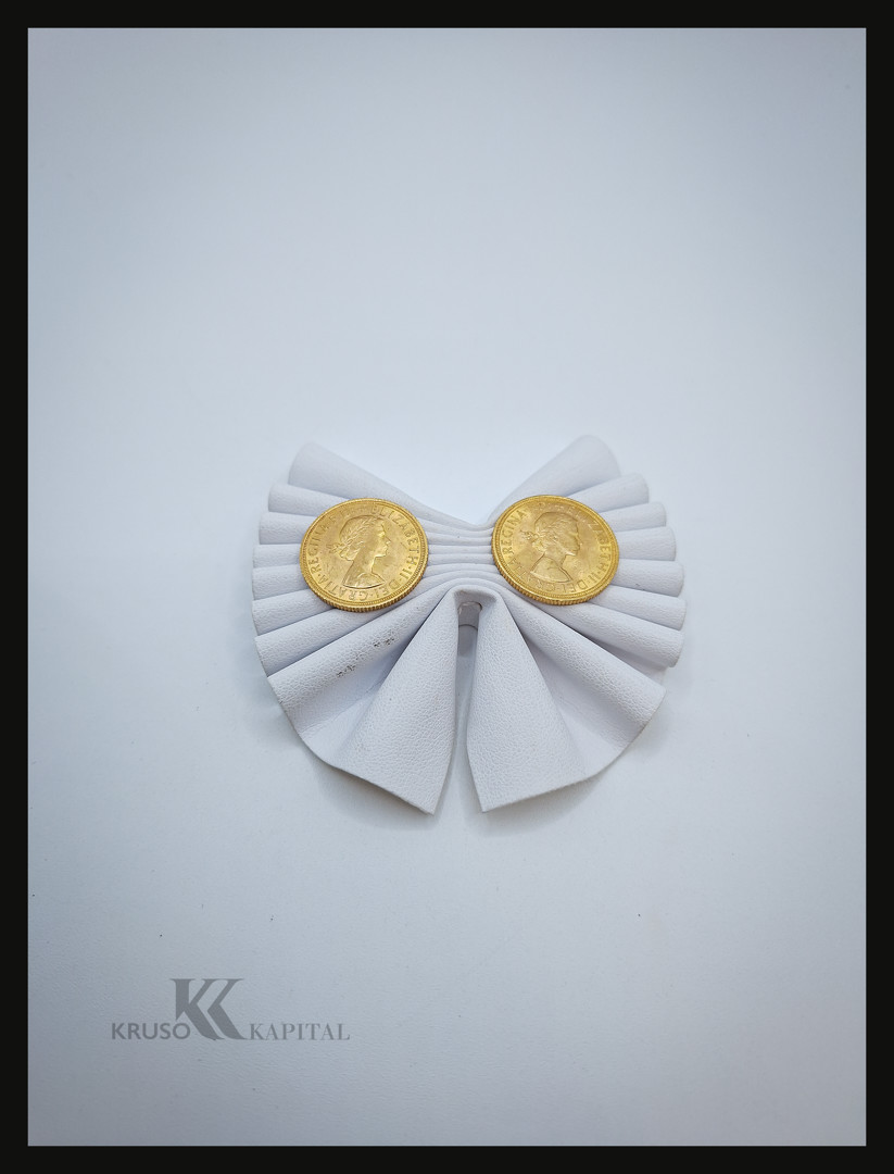 Due pezzi oro monetato
