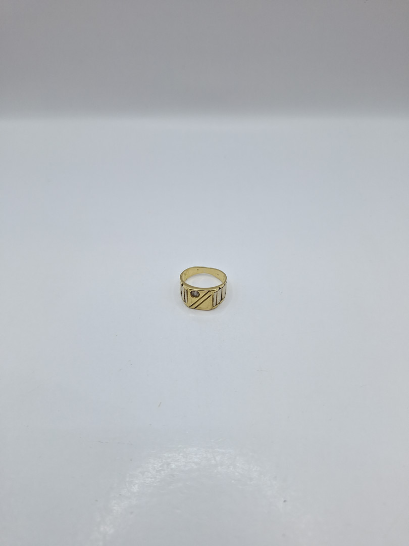 Anello oro pietra