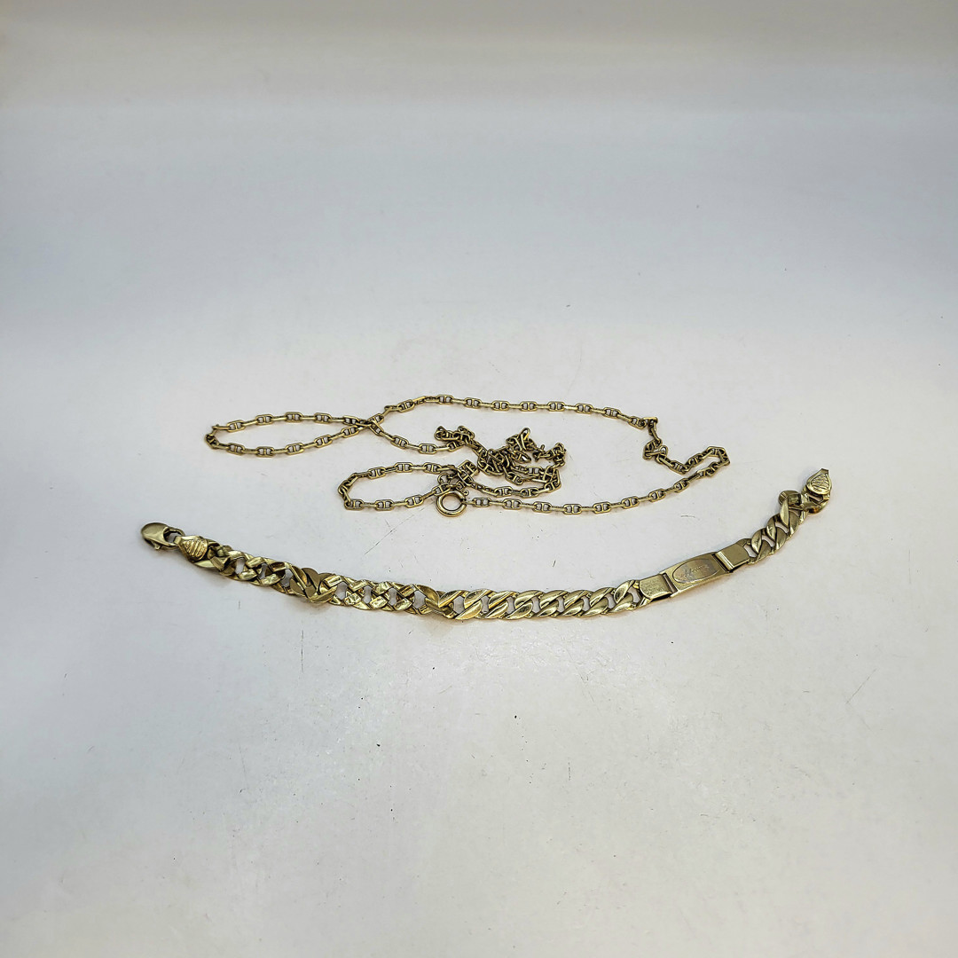 Collana e bracciale oro 