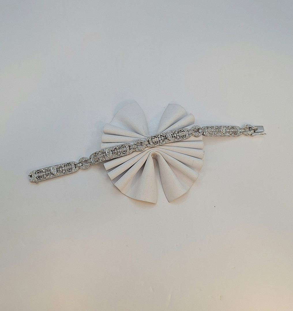 Bracciale oro diamantini