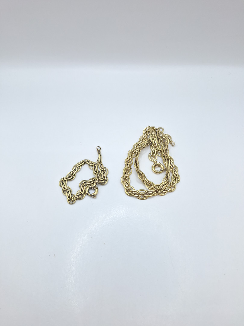 Bracciale e collana oro 