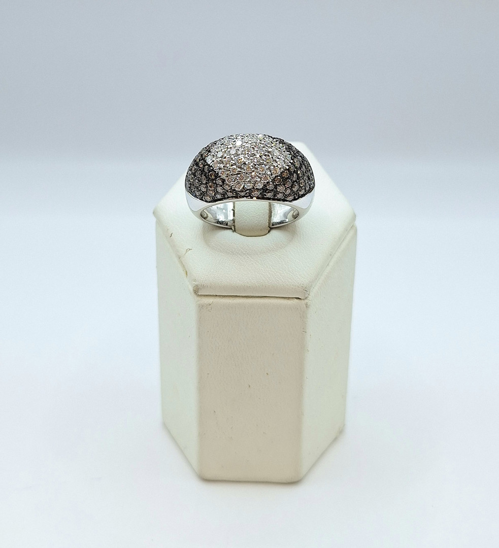 Anello oro diamanti