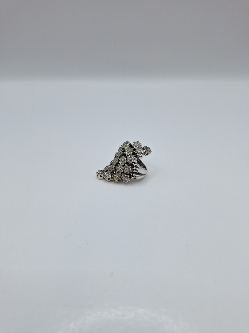 Anello oro diamantini 