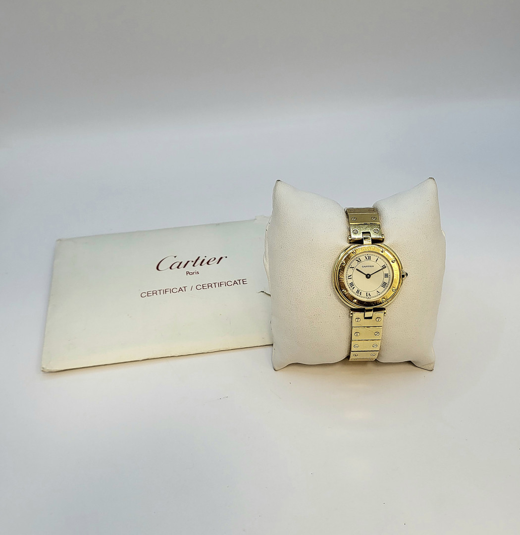 Orologio Cartier Santos Vendome oro