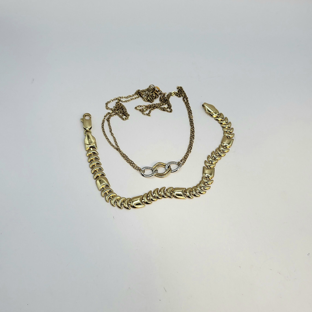 Collana e bracciale oro 