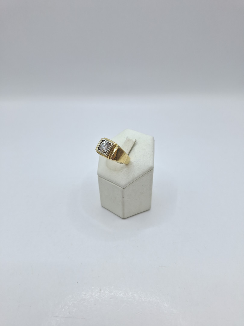 Anello oro diamante 