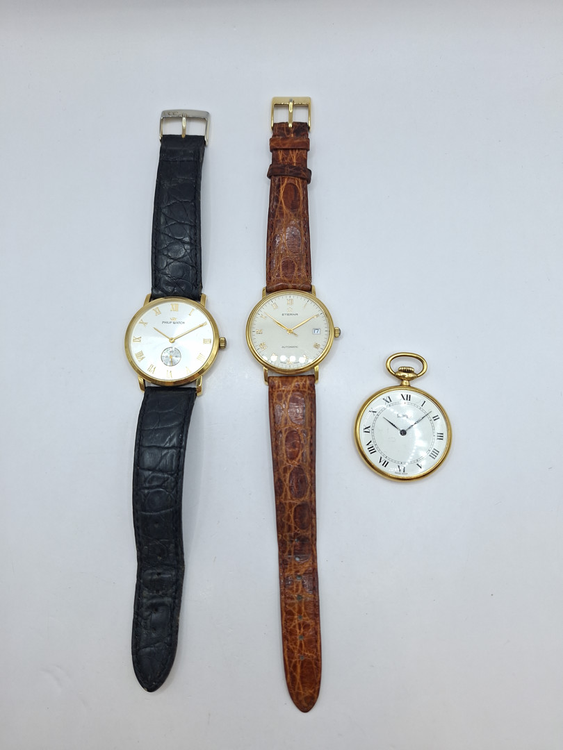 Tre orologi oro 