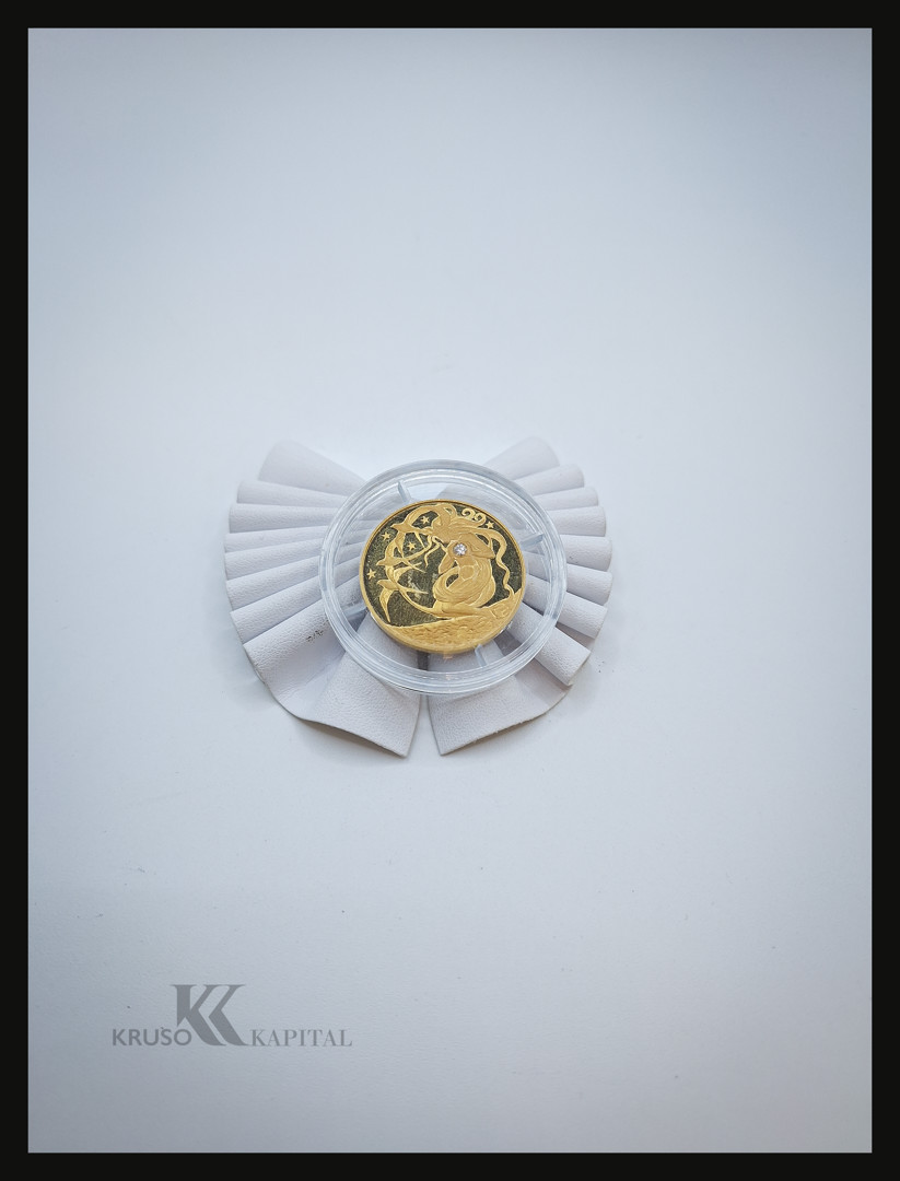 Medaglia oro diamantino