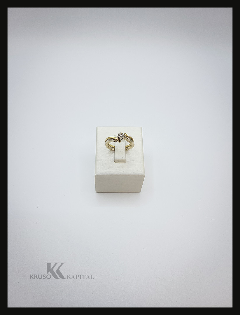 Anello oro diamantino
