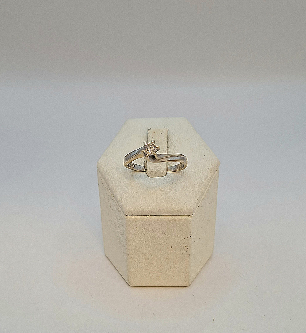 Anello oro diamante
