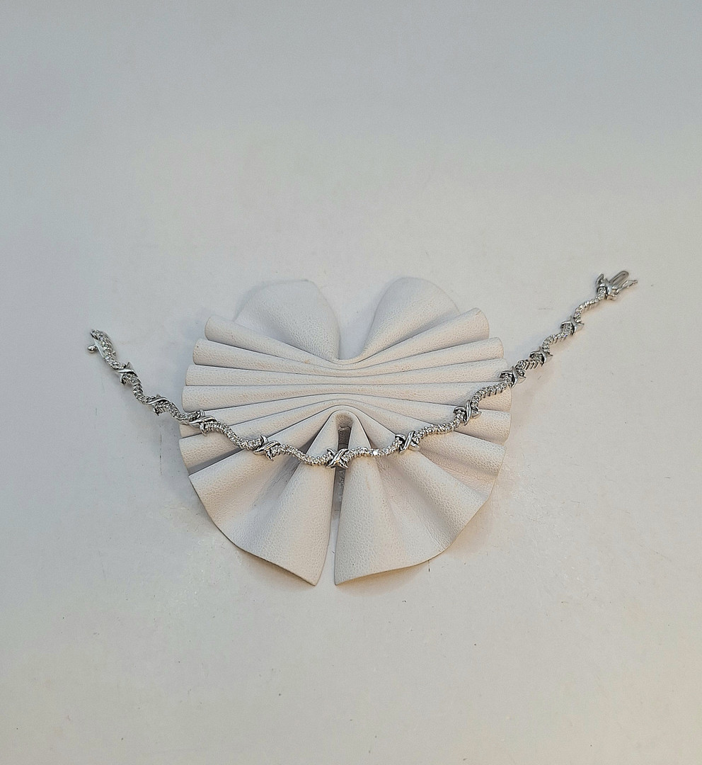 Bracciale oro diamantini