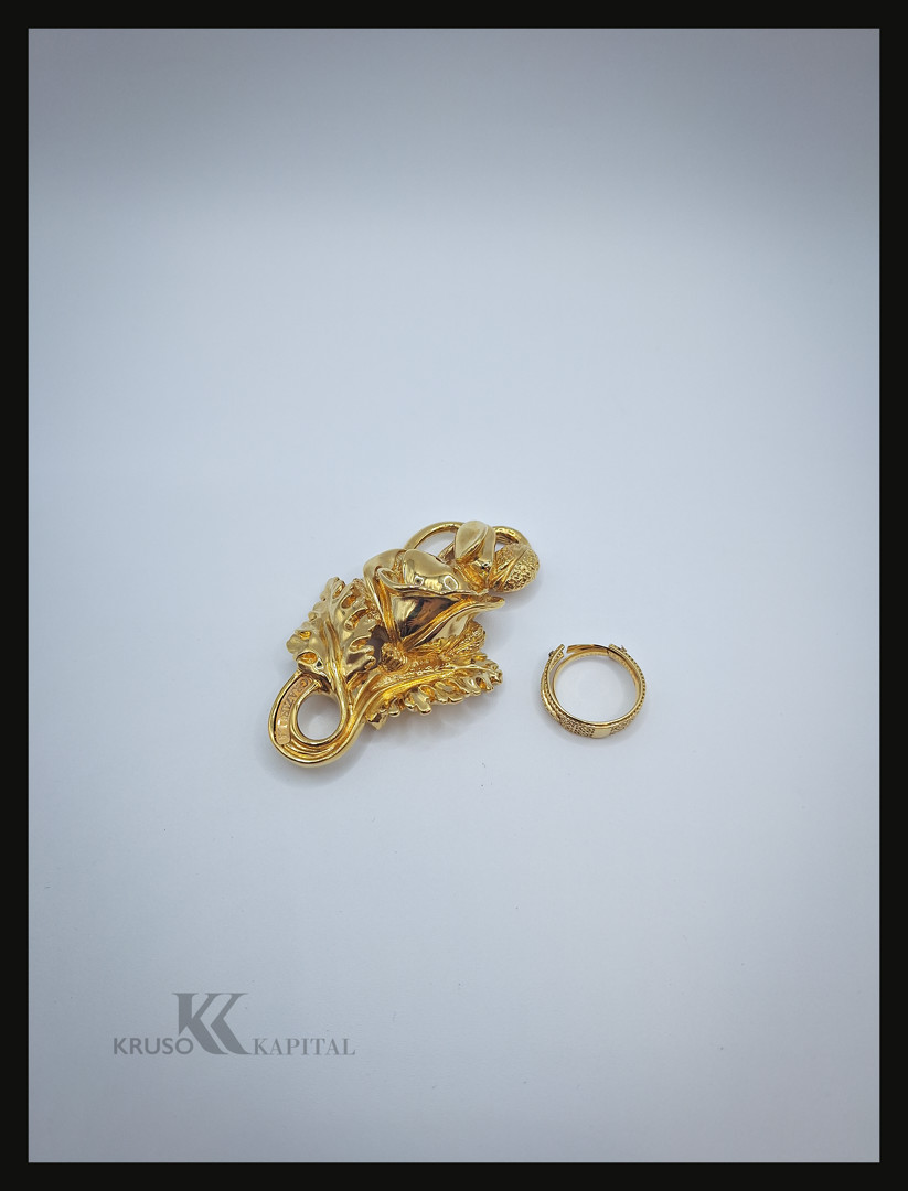 Anello e ciondolo oro