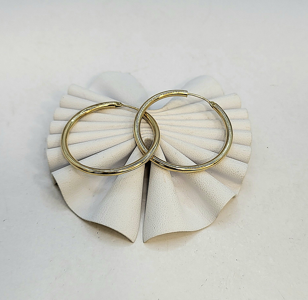 Un paio orecchini oro 