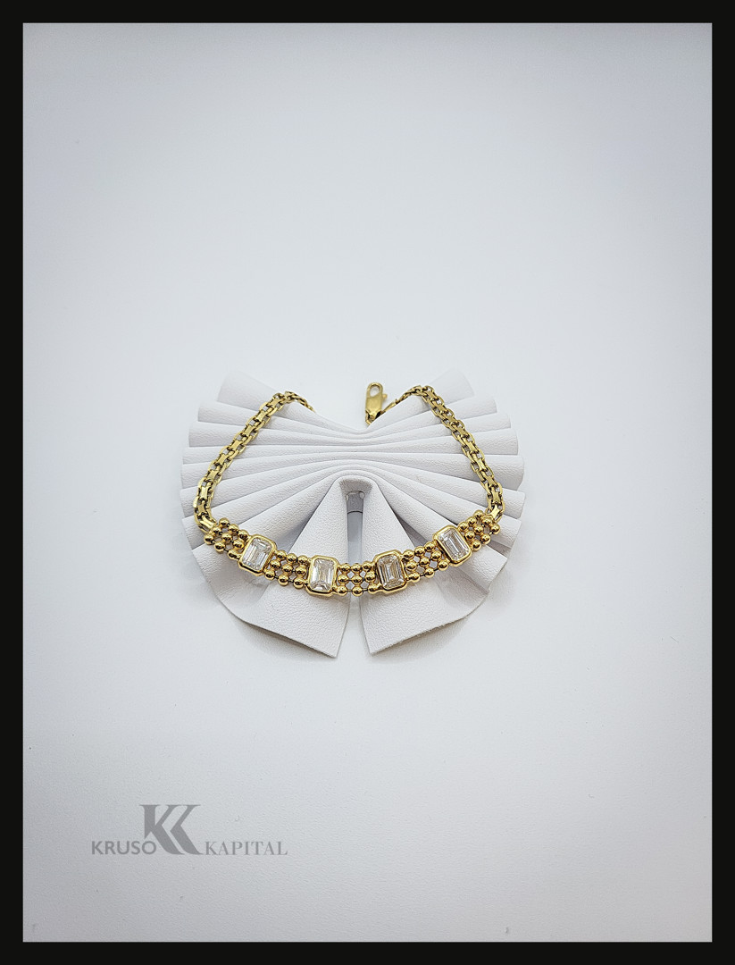 Bracciale oro pietre