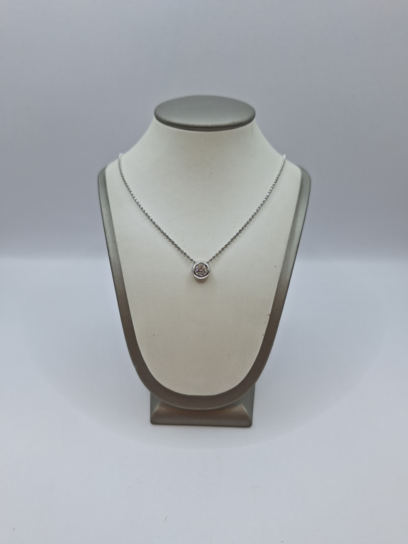 Catenina ciondolo oro diamante