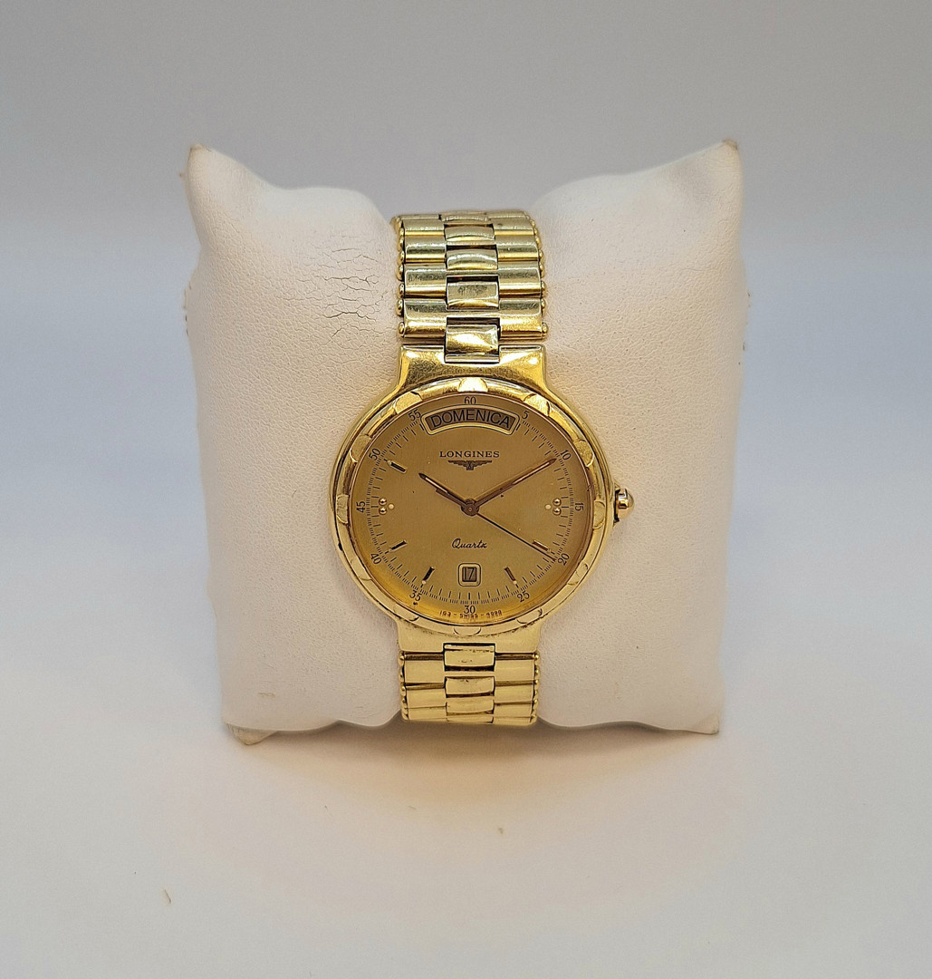 Bracciale con orologio oro 