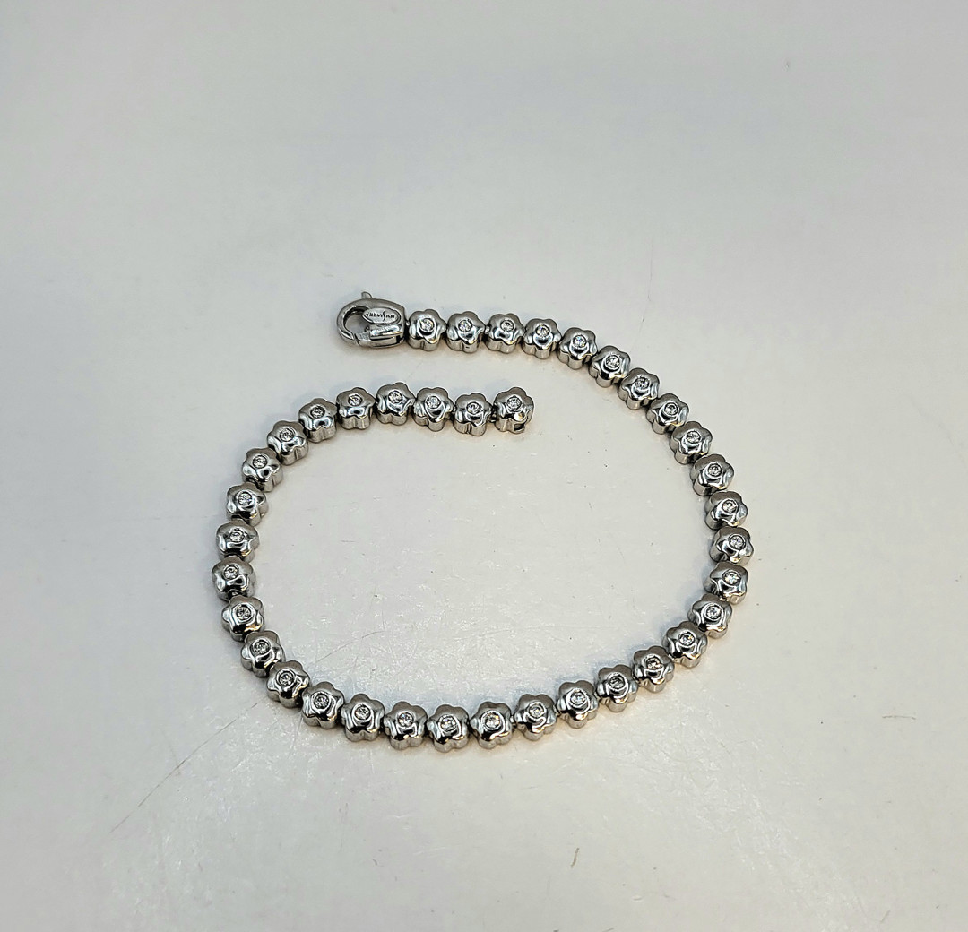 Bracciale oro pietre