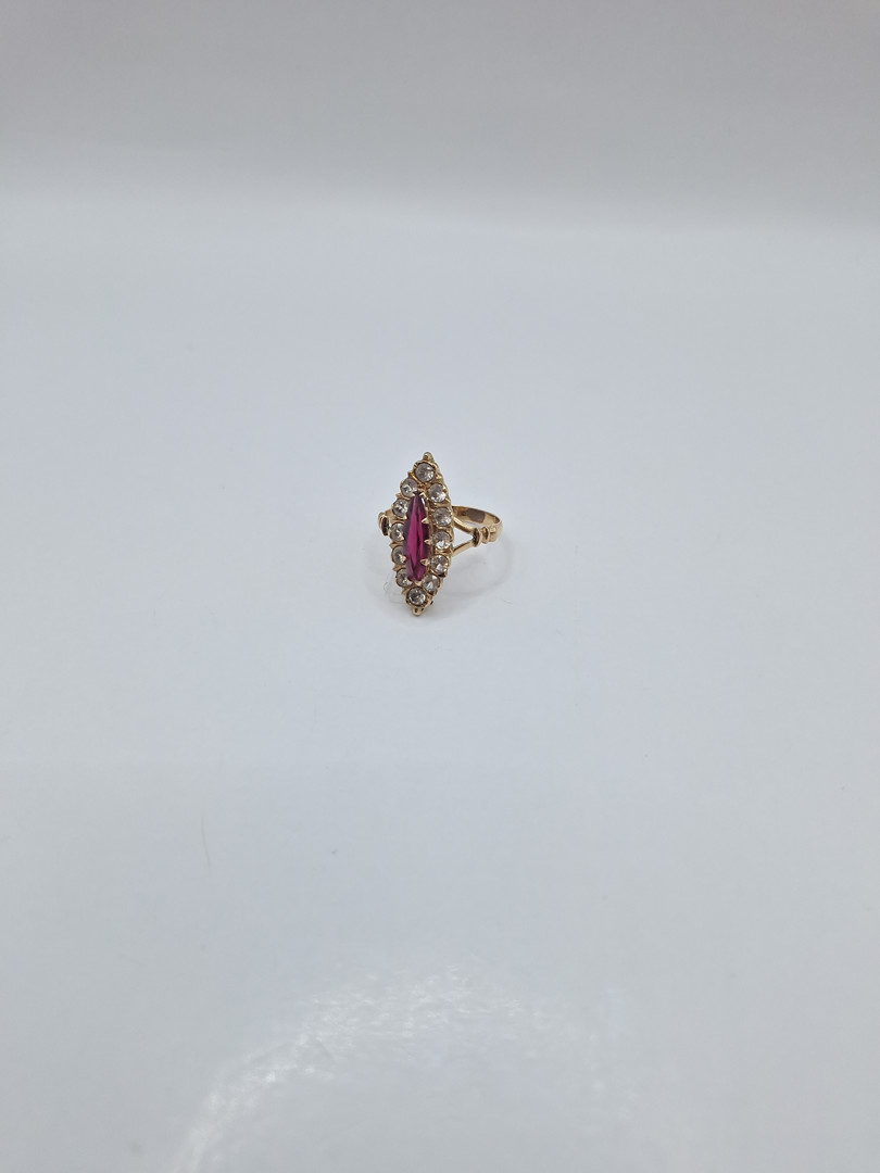 Anello oro pietre