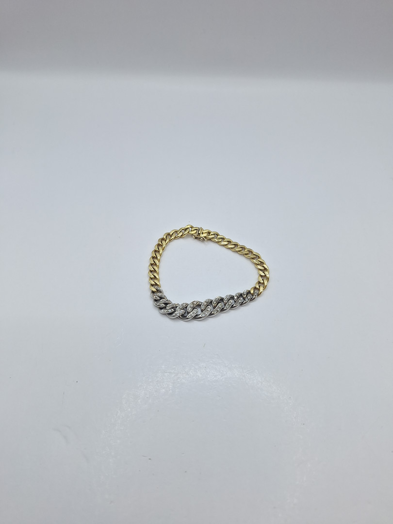 Bracciale oro diamantini