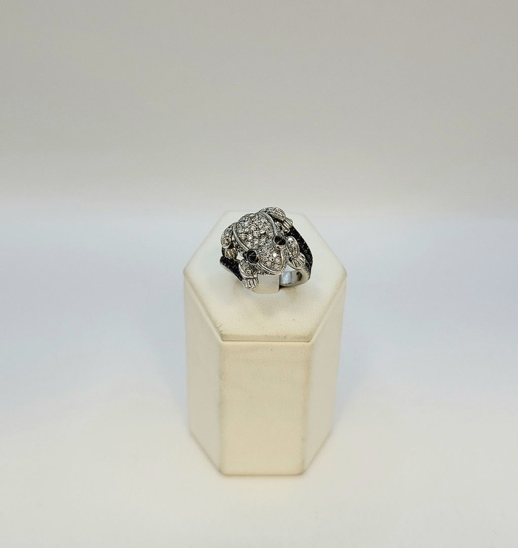 Anello oro diamanti