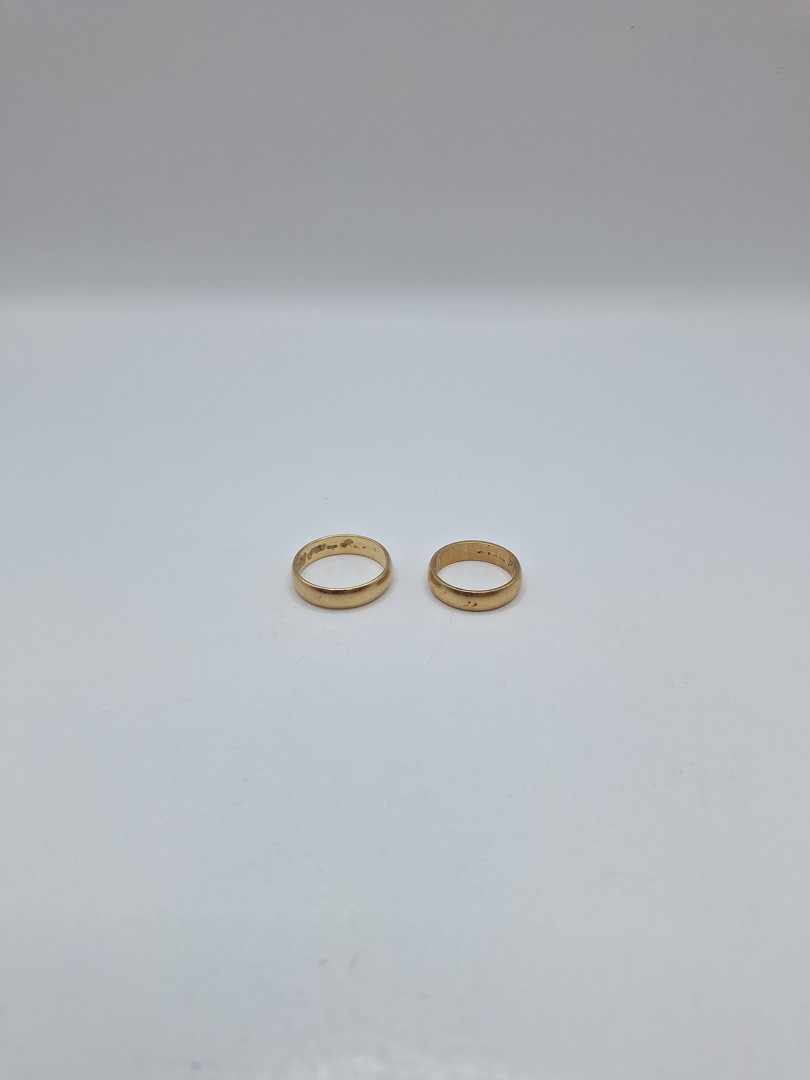 Due anelli oro 