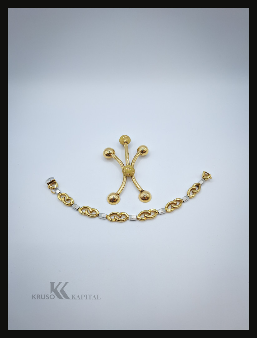 Bracciale ciondolo oro