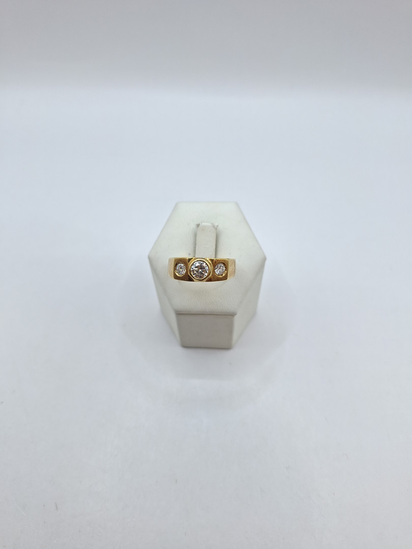 Anello oro diamanti