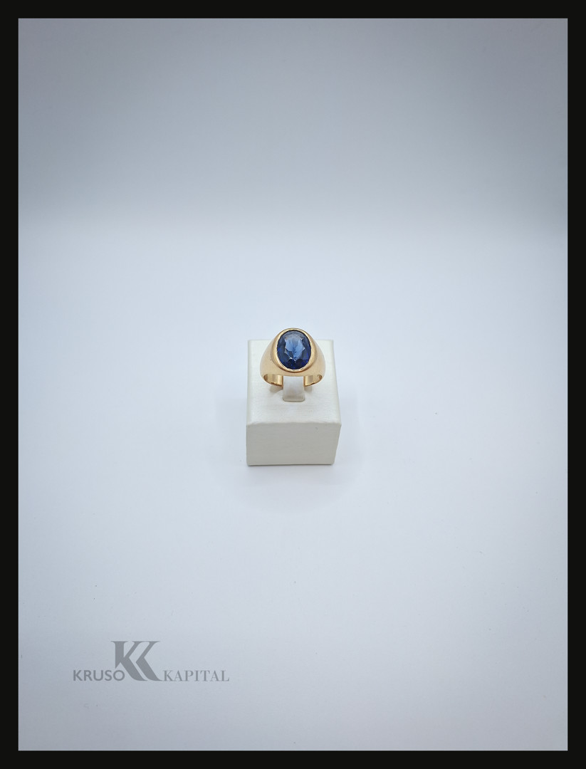 Anello oro pietra